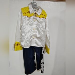 Jessie Costume 7/8 Disney Store Authentic Halloween 2 Piece Toy Story Cowgirl 7